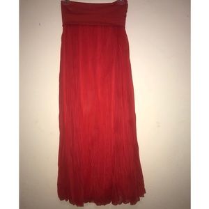 Bohemian maxi skirt, WORN FOR PHOTO SHOOT ONLY